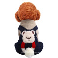 Pet Dog Cat Autumn hiver Nouveau Coton Coton Télé Hug Bear Bourse à quatre pattes Vêtements en peluche